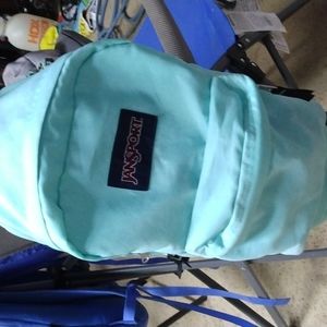 Jansport mint green back pack